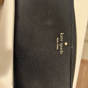 Kate Spade Black Zip Wallet